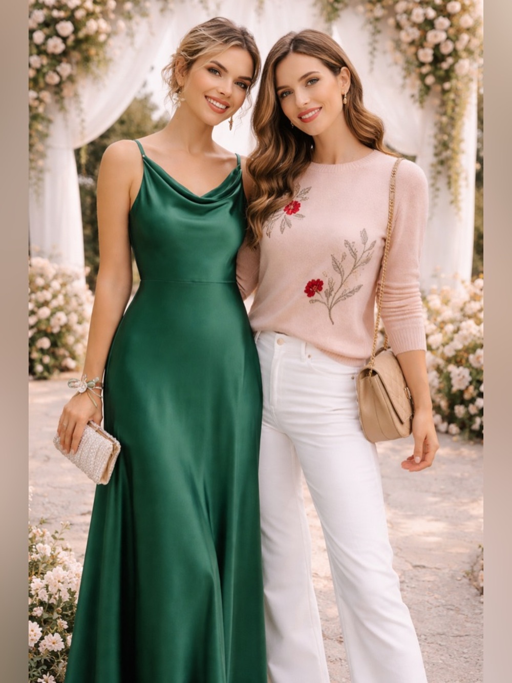 Very cute, Elegant Green Dress Size M